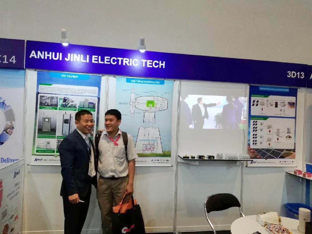 金力電氣首次亮相越南國際太陽能光伏展